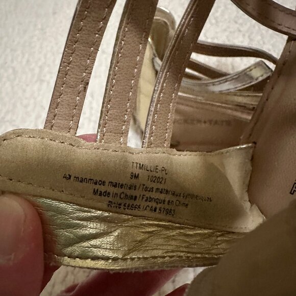 Tucker + Tate Metallic Sandals - Picture 3 of 6